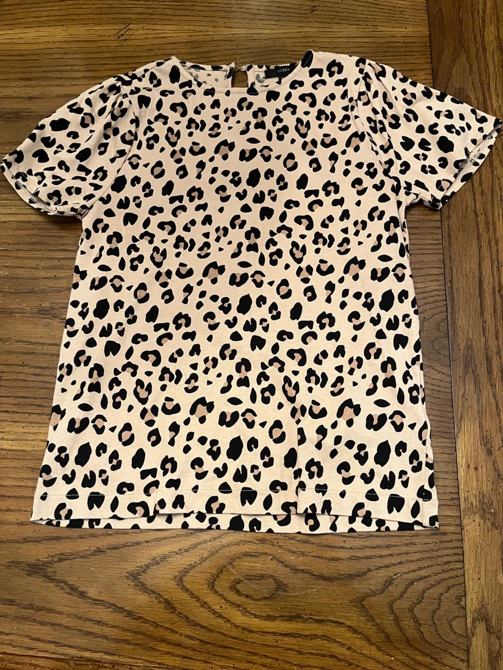 J Crew Leopard Print Shirt, size XXS, new with tags